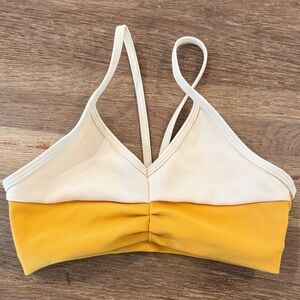 Honeycut Cream and Yellow Bralette